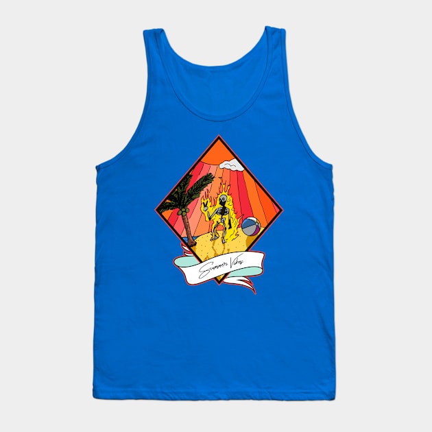 Summer Vibes Tank Top by ArtDiggs